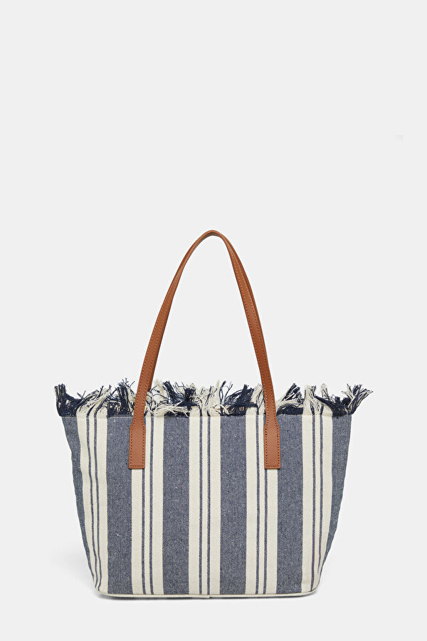 City Bag Mid Fringe Çok Renkli Çanta 3
