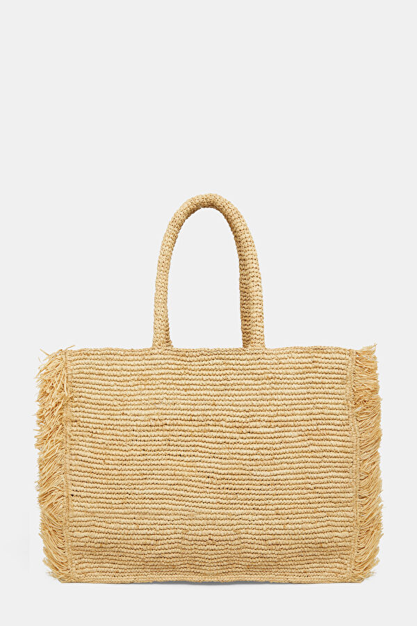 Vanity Raffia Fringes Çok Renkli Çanta 3