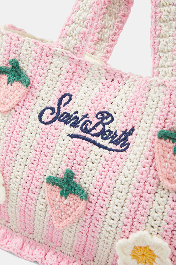 Crochet Volant Mid Çok Renkli Çanta 4