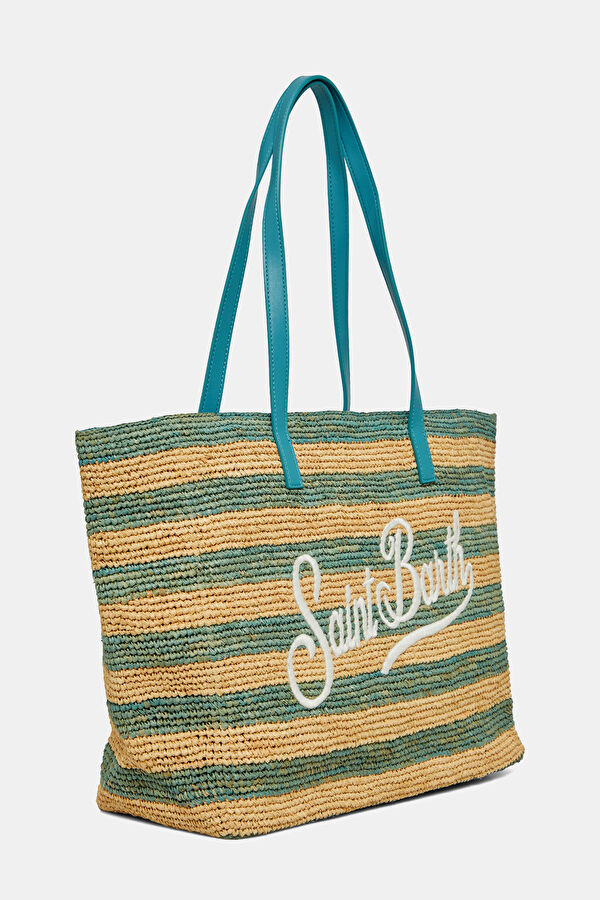 Raffia City Çok Renkli Çanta 2