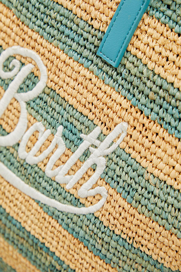 Raffia City Çok Renkli Çanta 4