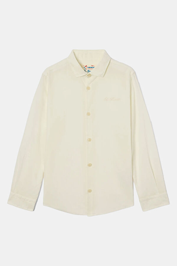 Cream Kids Shirt