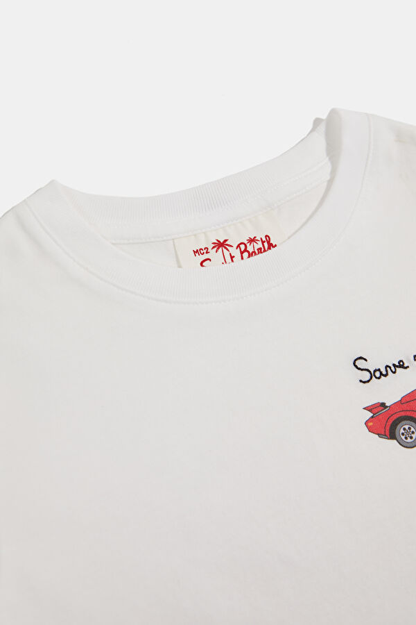 Beyaz Çocuk T-Shirt 3