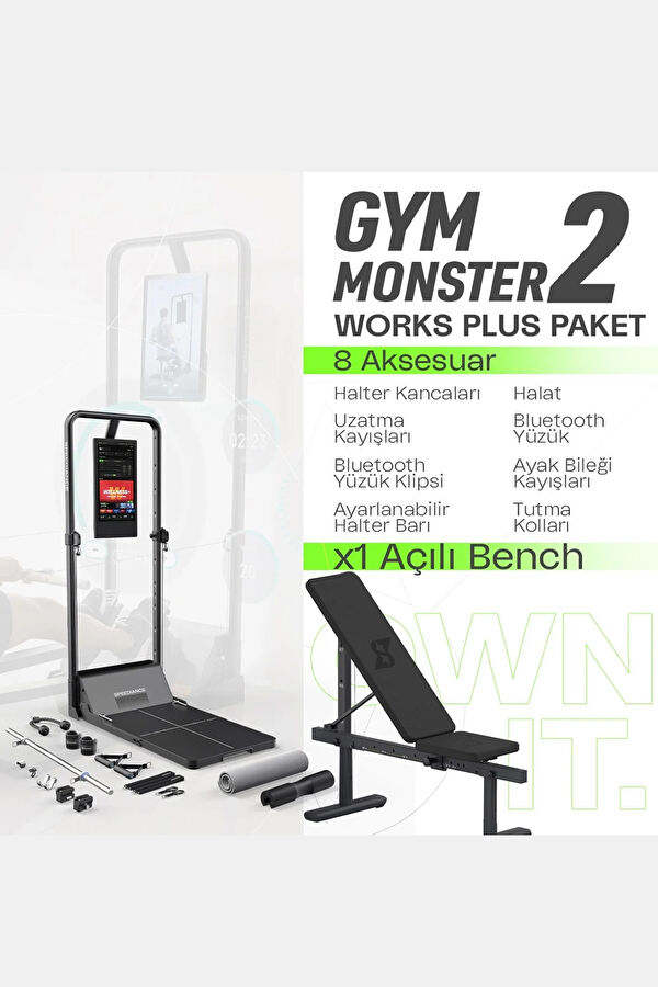 Gym Monster 2 Works Plus (Machine and Adjustable Bench) 2
