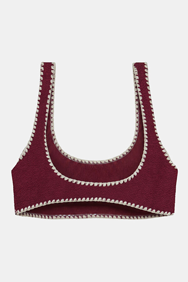 Bordo Kadın Bikini 2