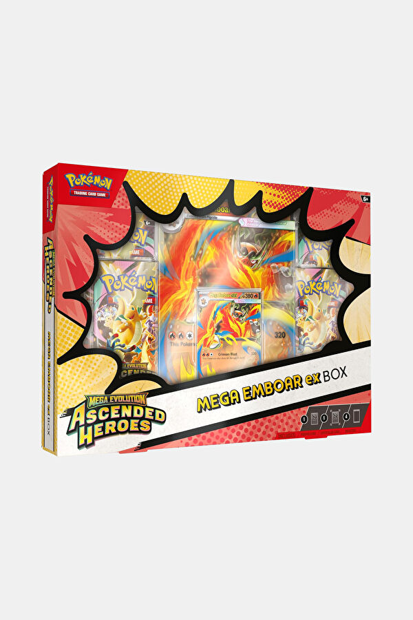 Pokémon TCG: Ascended Heroes Mega Emboar Ex Collection Box