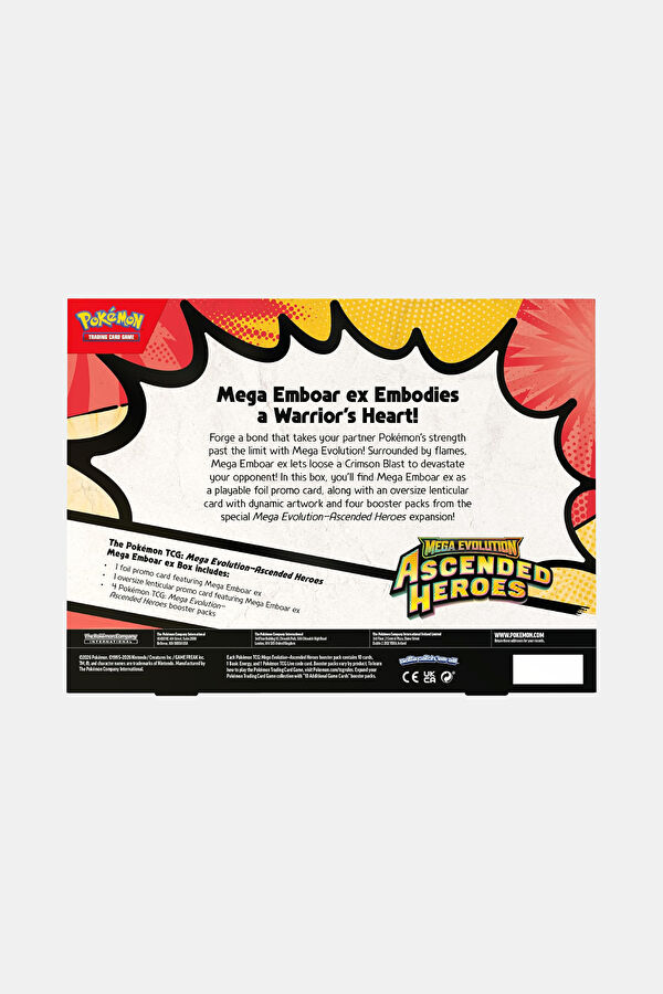 Pokémon TCG: Ascended Heroes Mega Emboar Ex Collection Box 2