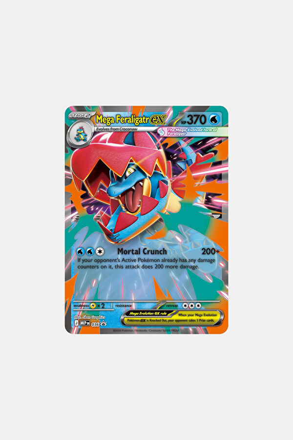 Pokémon TCG: Ascended Heroes Mega Feraligatr Ex Collection Box 3