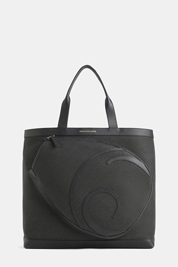 Donna Black Leather Bag