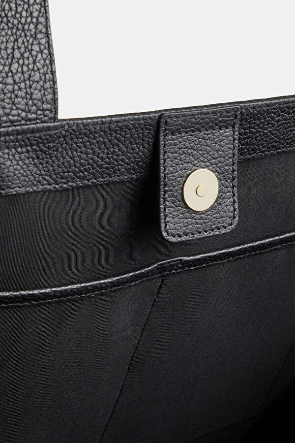 Donna Black Leather Bag 7