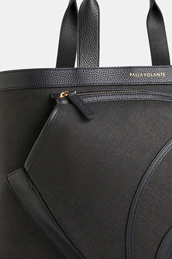 Donna Black Leather Bag 8