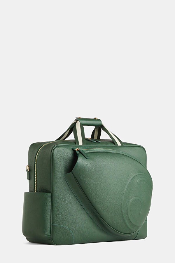 Circolo Grand Green Leather Bag 6
