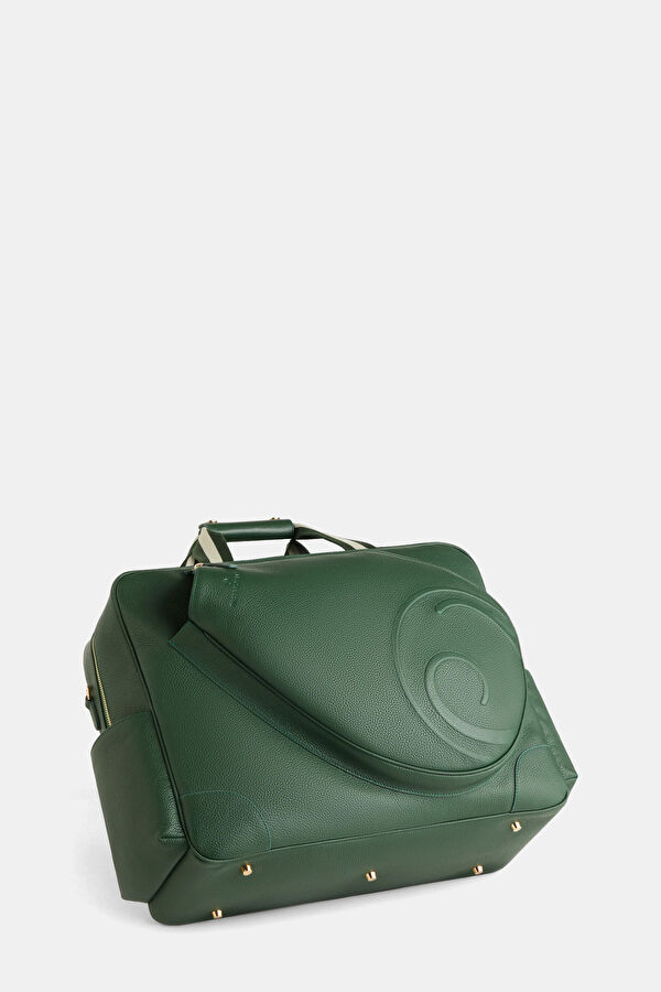 Circolo Grand Green Leather Bag 7