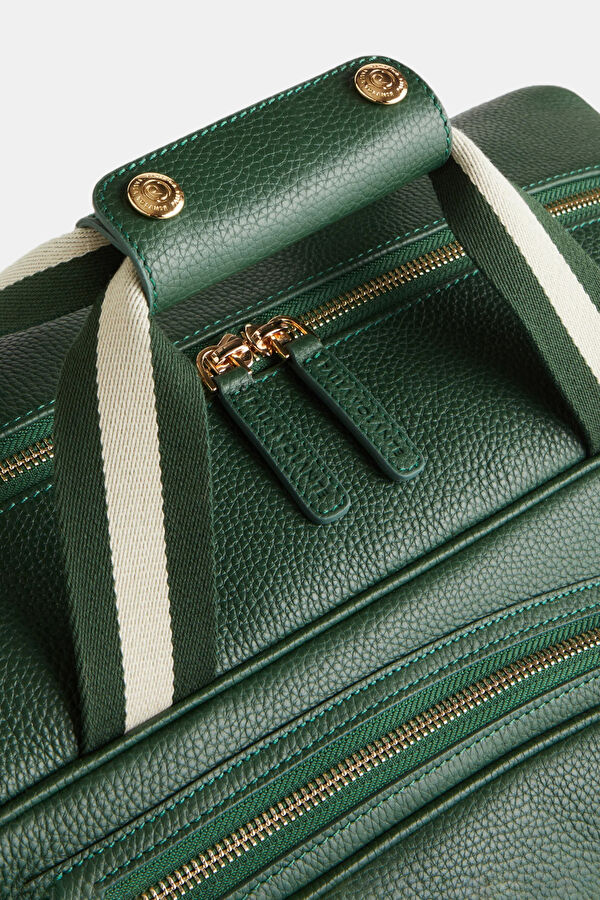Circolo Grand Green Leather Bag 8
