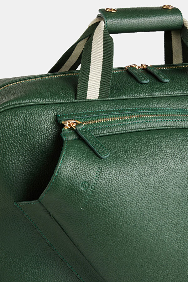 Circolo Grand Green Leather Bag 9