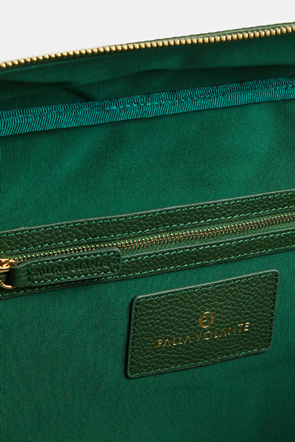 Circolo Grand Green Leather Bag 11