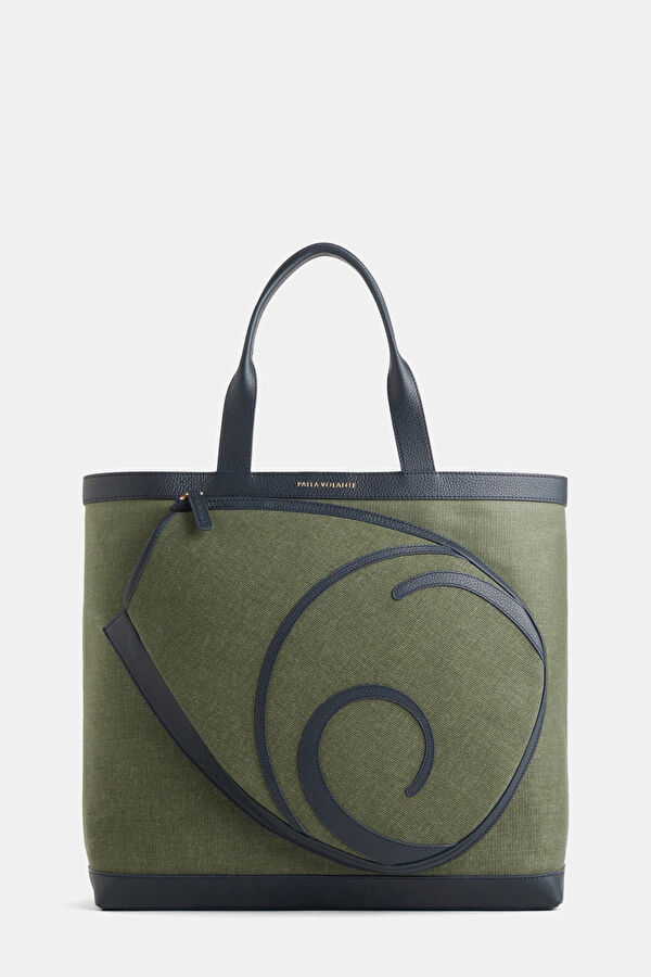 Donna Khaki Leather Bag