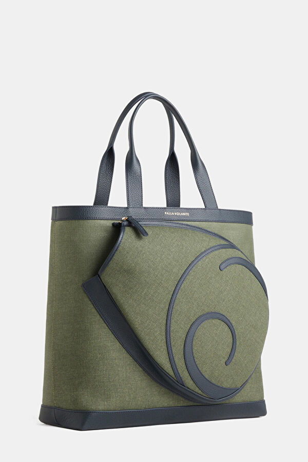 Donna Khaki Leather Bag 4