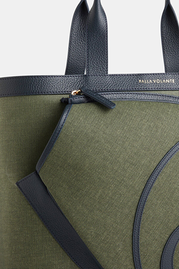 Donna Khaki Leather Bag 8