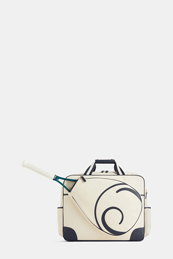 Cora Ecru Leather Bag 3