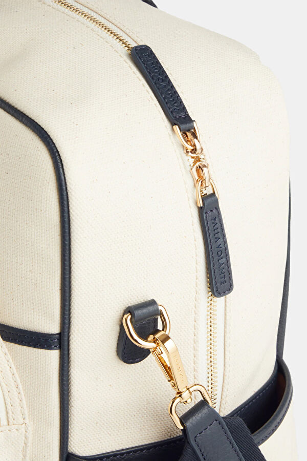 Cora Ecru Leather Bag 8