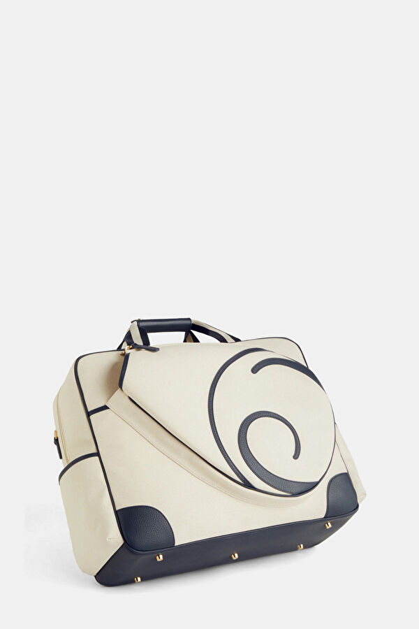Cora Ecru Leather Bag 10