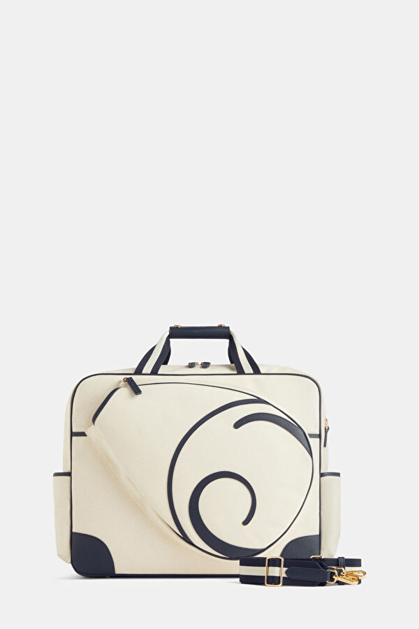 Cora Ecru Leather Bag 12