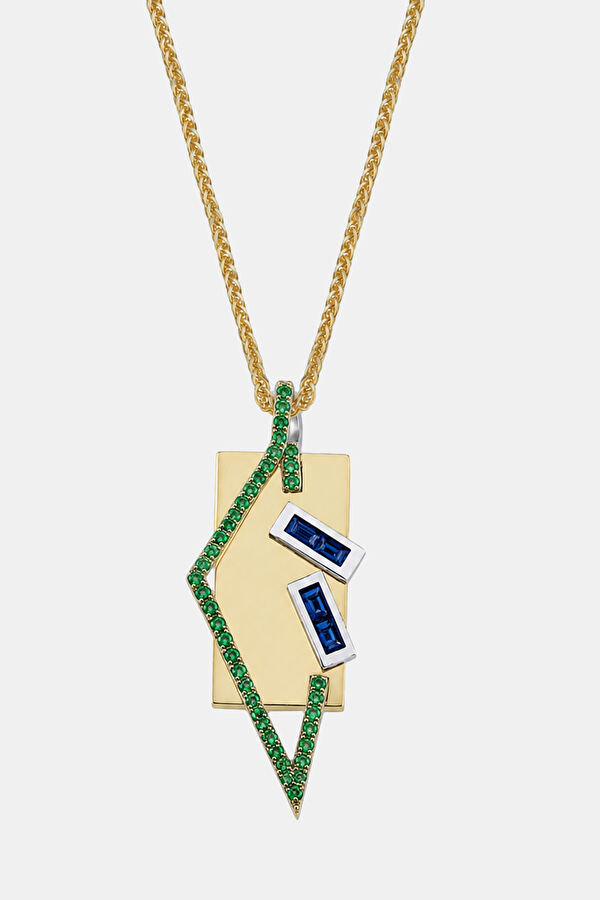 Safir / Zümrüt Kolye