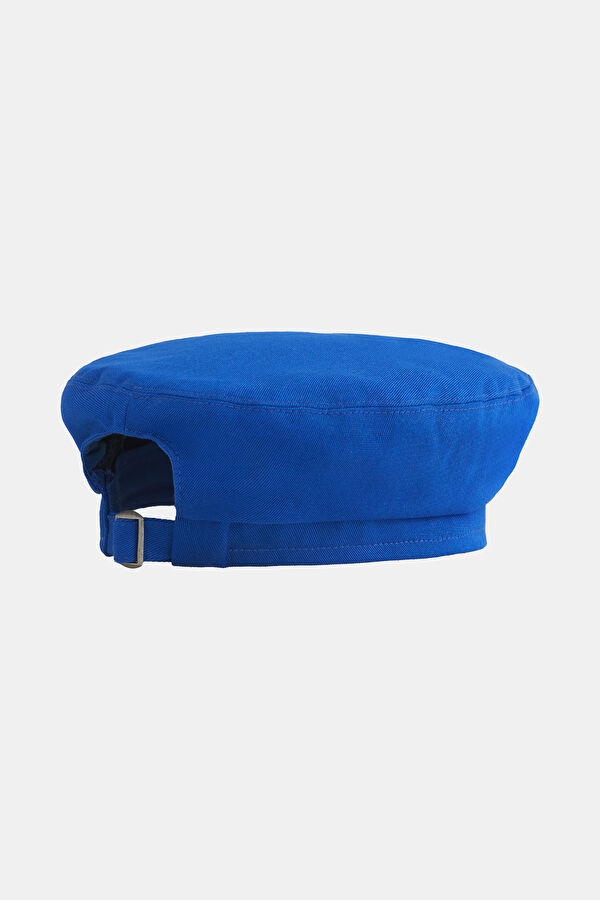 Coeur Canvas French Beret Blue Hat 2