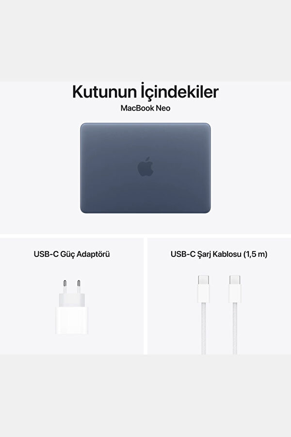 13-inch MacBook Neo: Apple A18 Pro chip with 6‑core CPU and 5‑core GPU, 8GB, 256GB SSD - Indigo 10