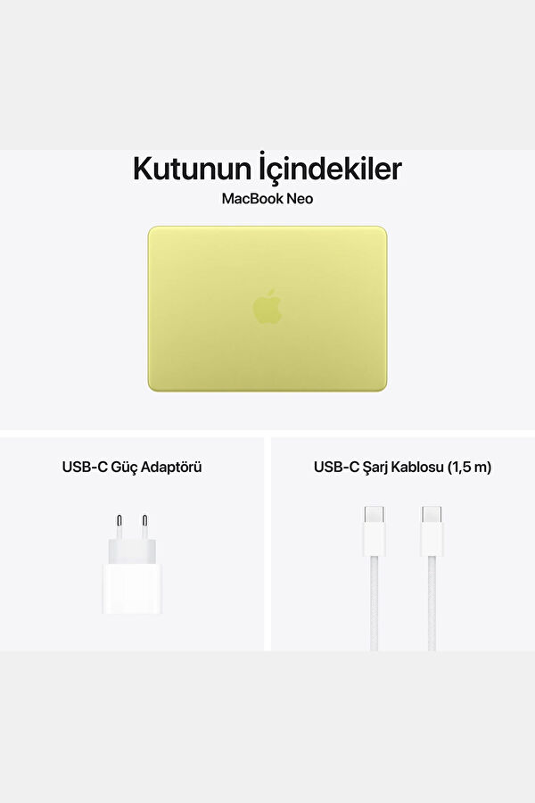 13-inch MacBook Neo: Apple A18 Pro chip with 6‑core CPU and 5‑core GPU, 8GB, 256GB SSD - Citrus 10