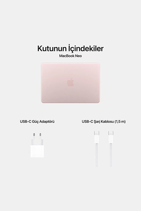 13-inch MacBook Neo: Apple A18 Pro chip with 6‑core CPU and 5‑core GPU, 8GB, 256GB SSD - Blush 10
